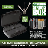 Smoking Strong Box with Tools - 8 Pieces Per Retail Ready Display 22924