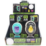 Air Freshener with Vent Clip - 12 Pieces Per Retail Ready Display 23160