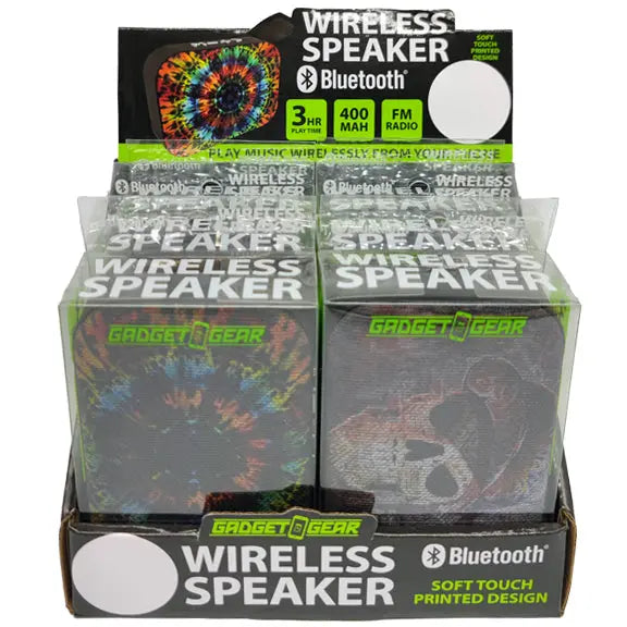 Wireless Speaker with Fm Radio - 6 Pieces Per Retail Ready Display 23193 GADGET GEAR
