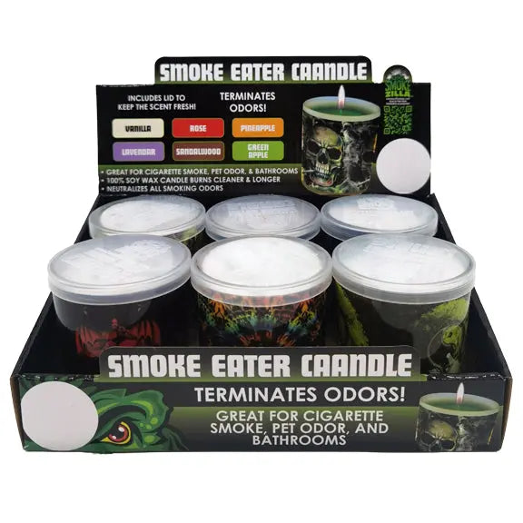 Smoke Eater Candle - 6 Pieces Per Retail Ready Display 23209 SMOKEZILLA