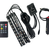 Car Mood Lighting with Remote Control - 6 Pieces Per Retail Ready Display 23307
