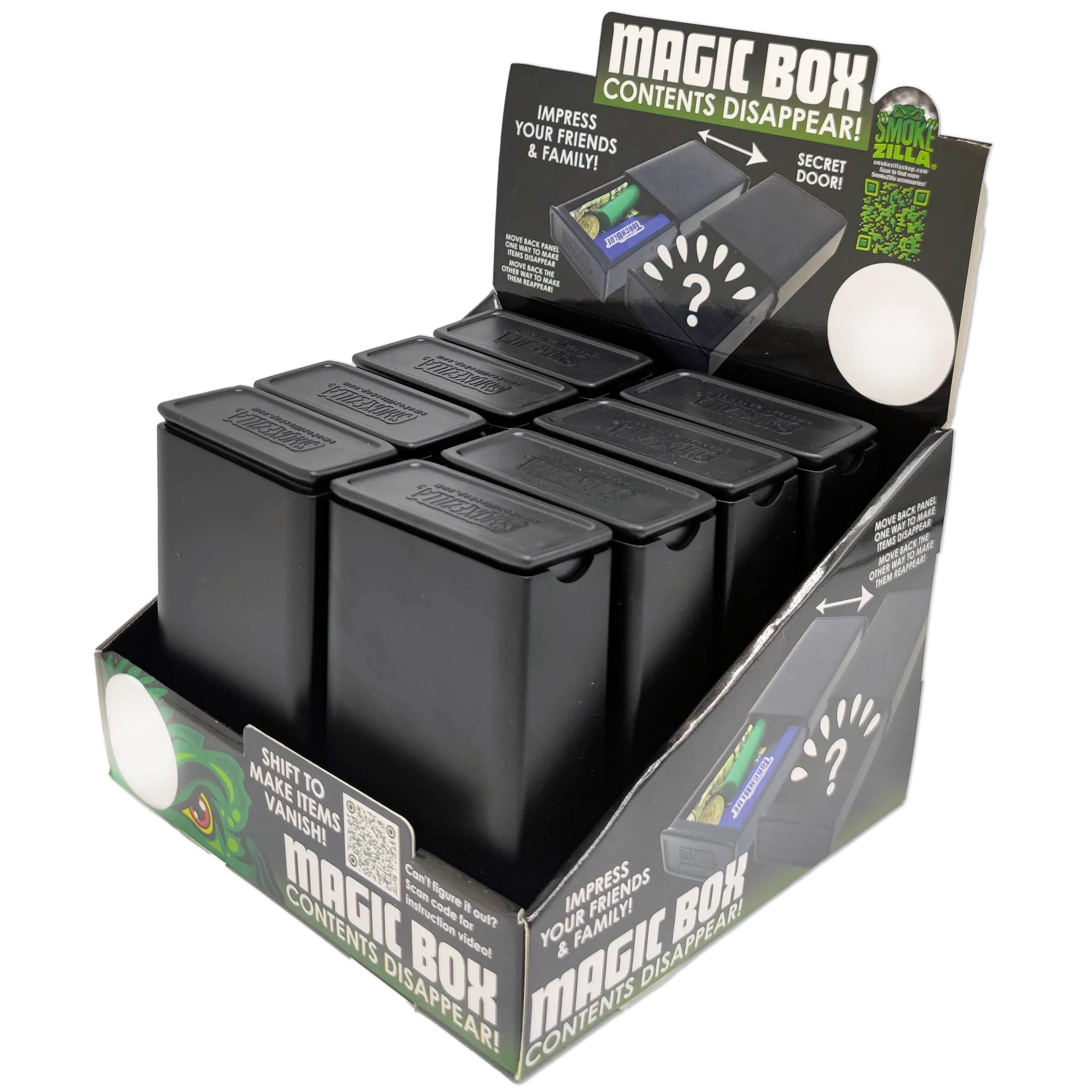 Plastic Magic Storage Box - 8 Pieces Per Retail Ready Display 23542 SMOKEZILLA
