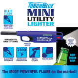 Mini Utility Torch Stick Lighter with LED Light - 12 Pieces Per Retail Ready Display 26327