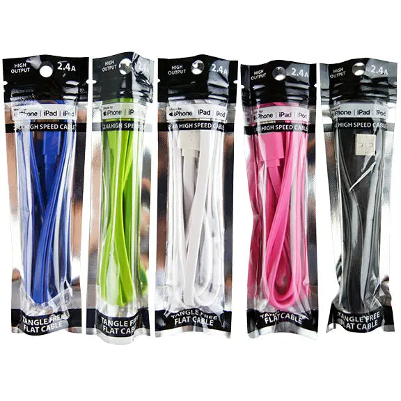 Charging Cable USB to Lightning 3FT 2.4 Amp - 20 Pieces Per Pack 26482 GADGET GEAR