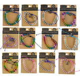 Recycled Bead Bracelet - 12 Pieces Per Retail Ready Display 28187