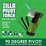 Pivot Torch Lighter with Tools - 24 Pieces Per Retail Ready Display 30027