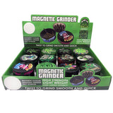 3D Metal Grinder with Magnetic Closure - 12 Pieces Per Retail Ready Display 30030
