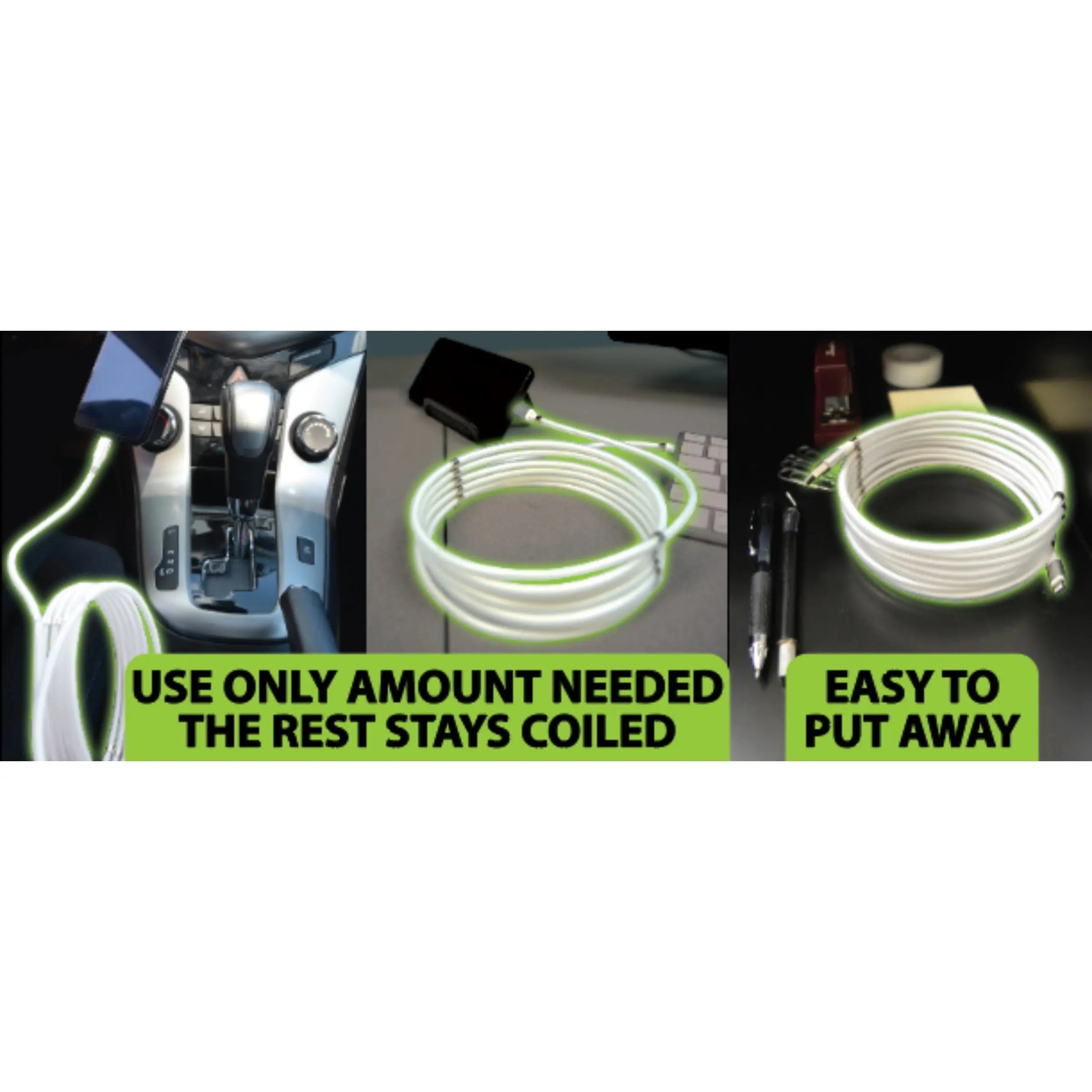 Charging Cable Magnetic Assortment 10FT - 6 Pieces Per Pack 88350 GADGET GEAR