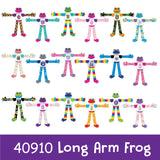 Plush Long Arm Frog Assortment Floor Display - 24 Pieces Per Retail Ready Display 88416