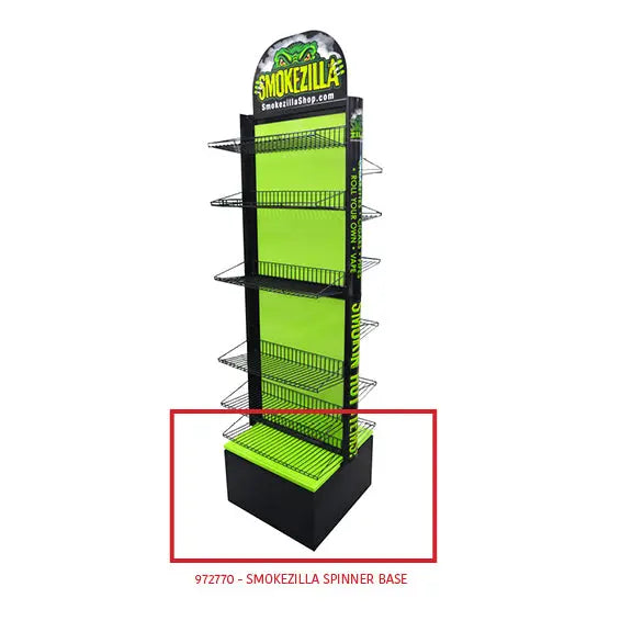 Merchandising Fixture - Smokezilla Spinner Floor Display Base ONLY 972770 SMOKEZILLA