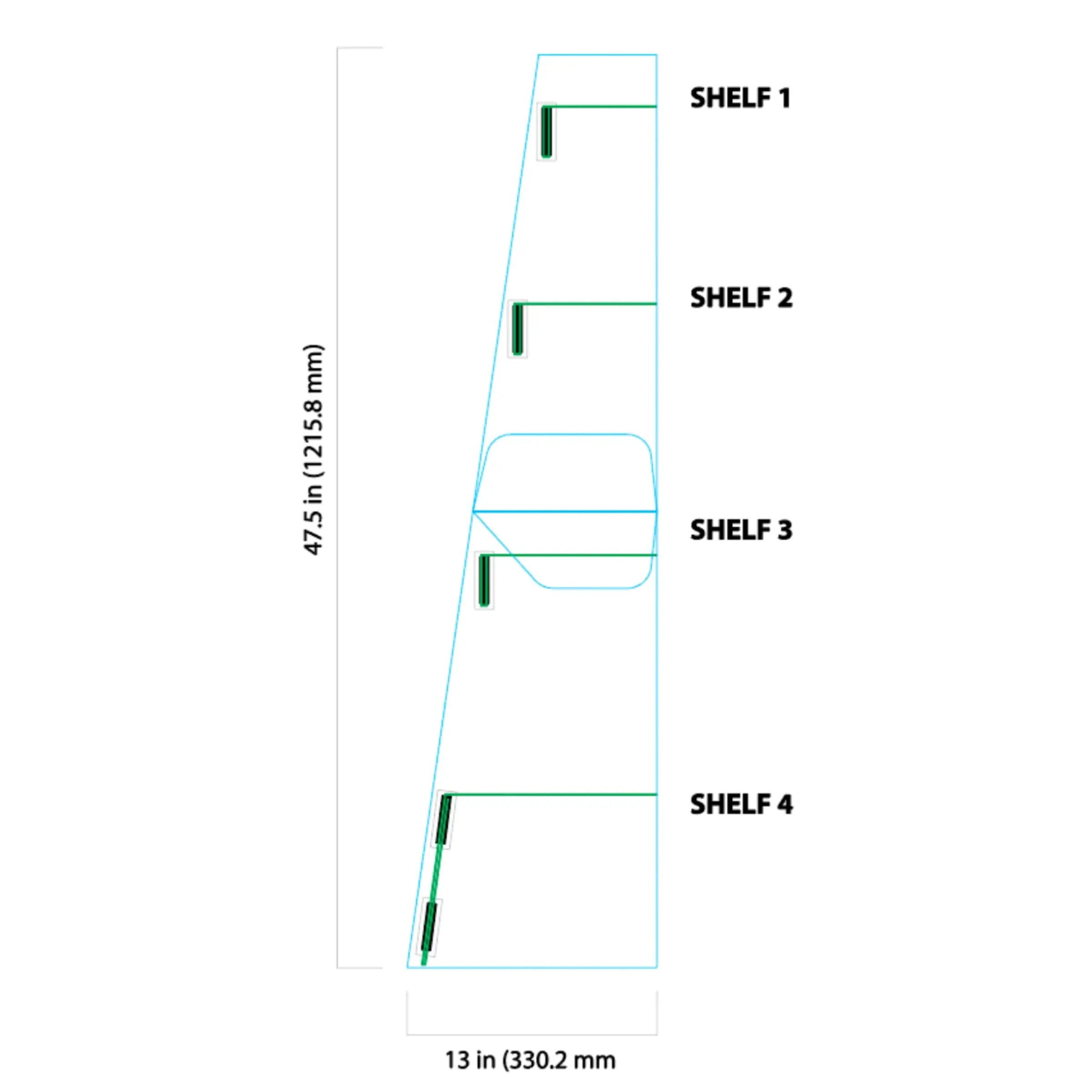 Merchandising Fixture - Corrugated Smokezilla Pre-Priced 2 Piece Floor Display ONLY 975300 SMOKEZILLA