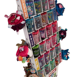 10 oz Kids Cup with Straw and Plush Assortment Floor Display - 36 Pieces Per Retail Ready Display  88364