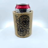 Wood Insulated Can and Bottle Cooler - 6 Pieces Per Retail Ready Display 23222