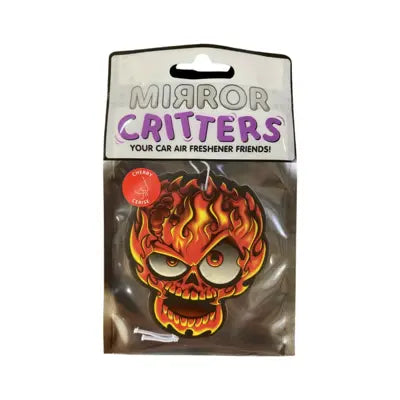 Air Freshener Mirror Critters Fire Cherry Scent - 24 Pieces Per Pack 41446 NOVELTY INC