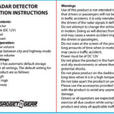 Radar Detector Floor Display - 32 Pieces Per Retail Ready Display 88400