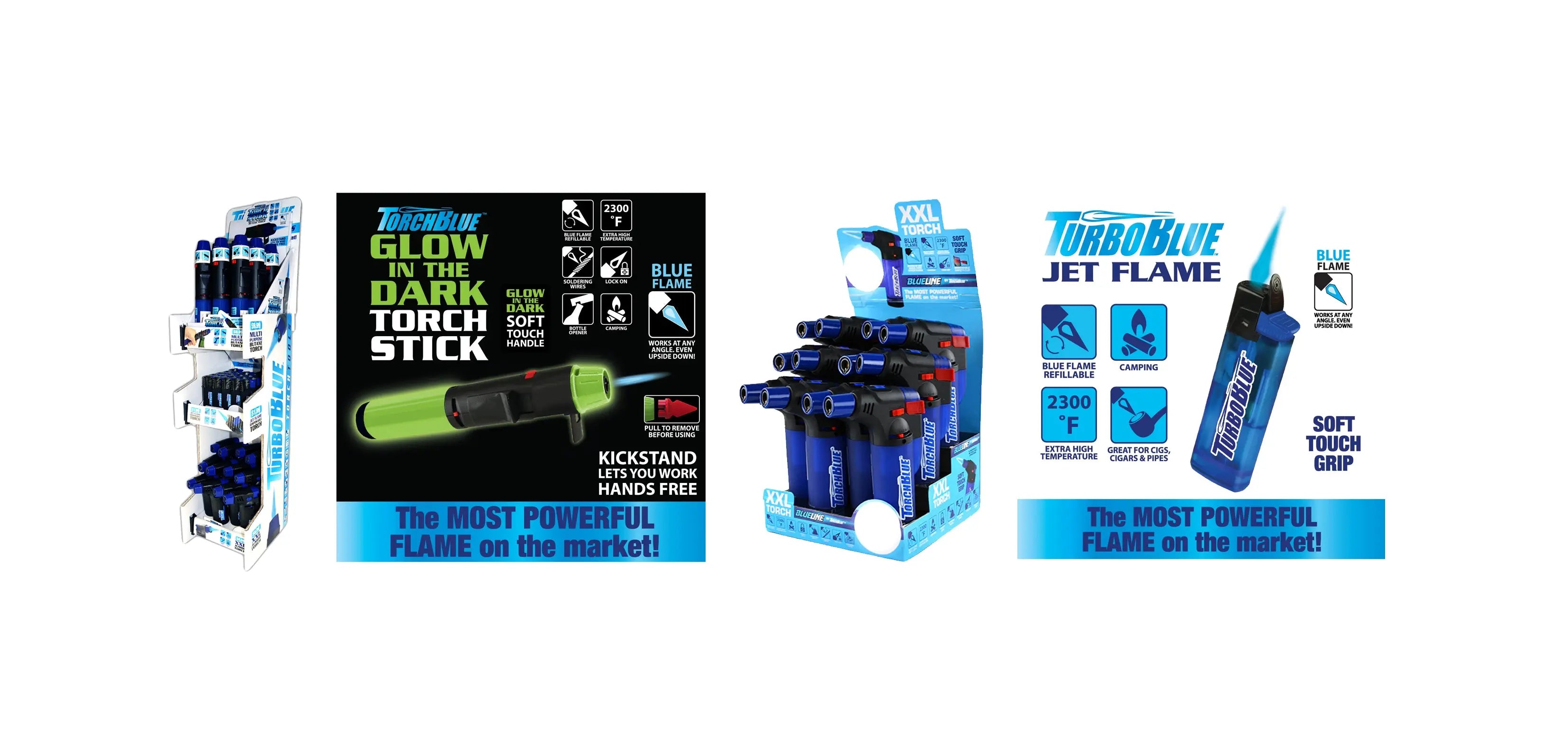 TorchBlue Torch Rack - NOVELTY INC WHOLESALE
