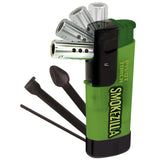 Pivot Head Torch Lighter with Tools- 8 Pieces Per Retail Ready Display 41429