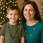 Christmas Necklace with 6 Pegs - 24 Pieces Per Pack 22495 NOVELTY INC WHOLESALE