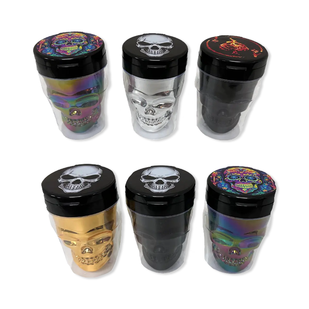 Skull Butt Bucket Ashtray - 6 Pieces Per Pack 23301AZ - NOVELTY