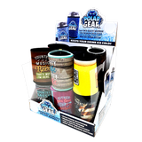 Neoprene Can & Bottle Cooler Coozie Assortment- 12 Pieces Per Retail Ready Display 23413