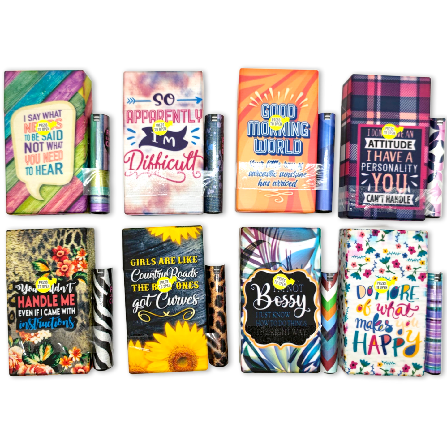 ITEM NUMBER 023545 100S CIG BOX LIGHTER CASE 8 PIECES PER DISPLAY