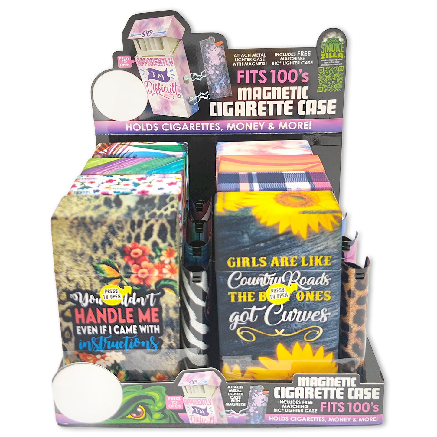 ITEM NUMBER 023545 100S CIG BOX LIGHTER CASE 8 PIECES PER DISPLAY