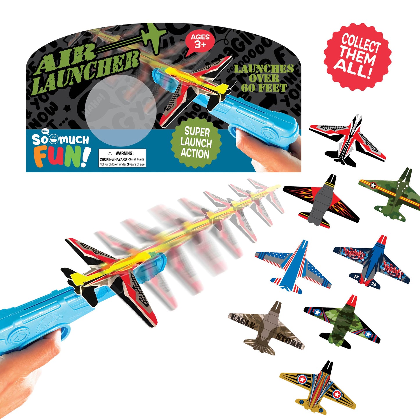 ITEM NUMBER 023650 AIR LAUNCHER 12 PIECES PER PACK