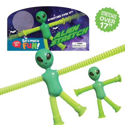 ITEM NUMBER 023658 BENDY ALIEN 12 PIECES PER PACK