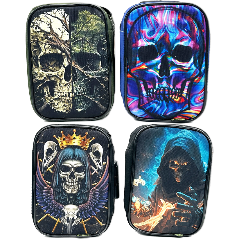 ITEM NUMBER 023720 PRINTED CANVAS LOCKING STORAGE BAG 4 PIECES PER DIS