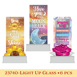 Light-Up Glass Keepsake - 6 Pieces Per Retail Ready Display 23740
