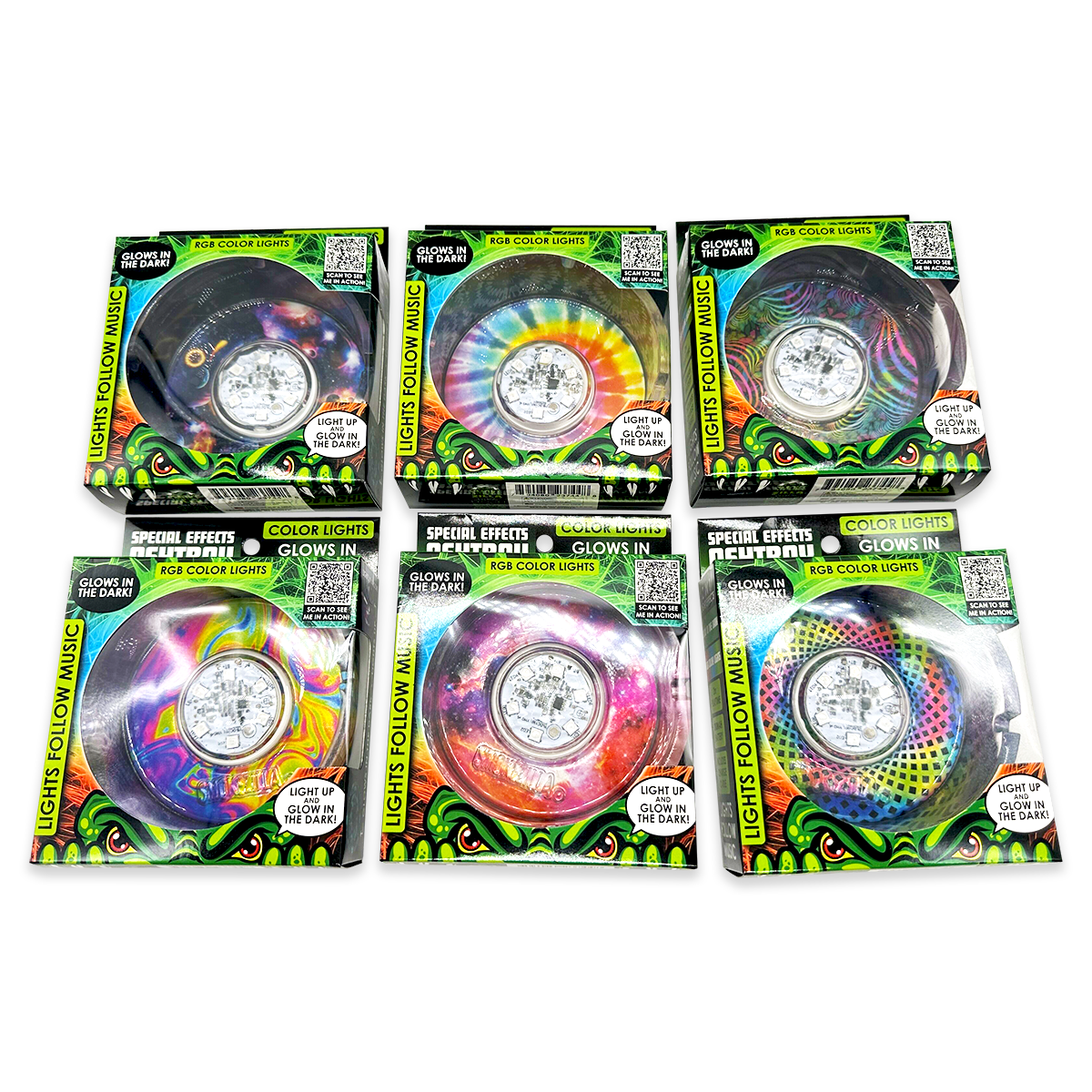 ITEM NUMBER 023744 SPECIAL EFFECTS GLASS ASHTRAY 6 PIECES PER DISPLAY