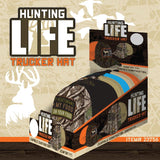Trucker Hat Hunting Life Ball Cap- 6 Pieces Per Retail Ready Display 23756