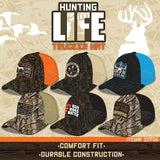 Trucker Hat Hunting Life Ball Cap- 6 Pieces Per Retail Ready Display 23756