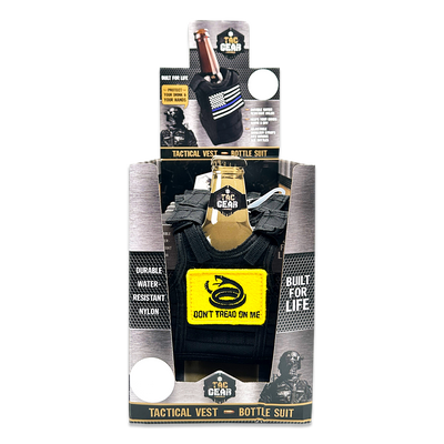 ITEM NUMBER 023758 TACTICAL BOTTLE SUIT VESTS 6 PIECES PER DISPLAY