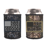 Patriotic Neoprene Can and Bottle Cooler with Patch - 6 Per Retail Ready Display 23761