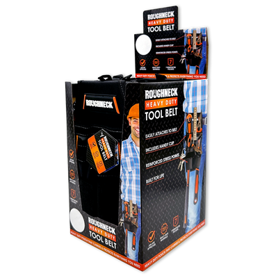 ITEM NUMBER 023797 ROUGHNECK TOOL BELT 6 PIECES PER DISPLAY