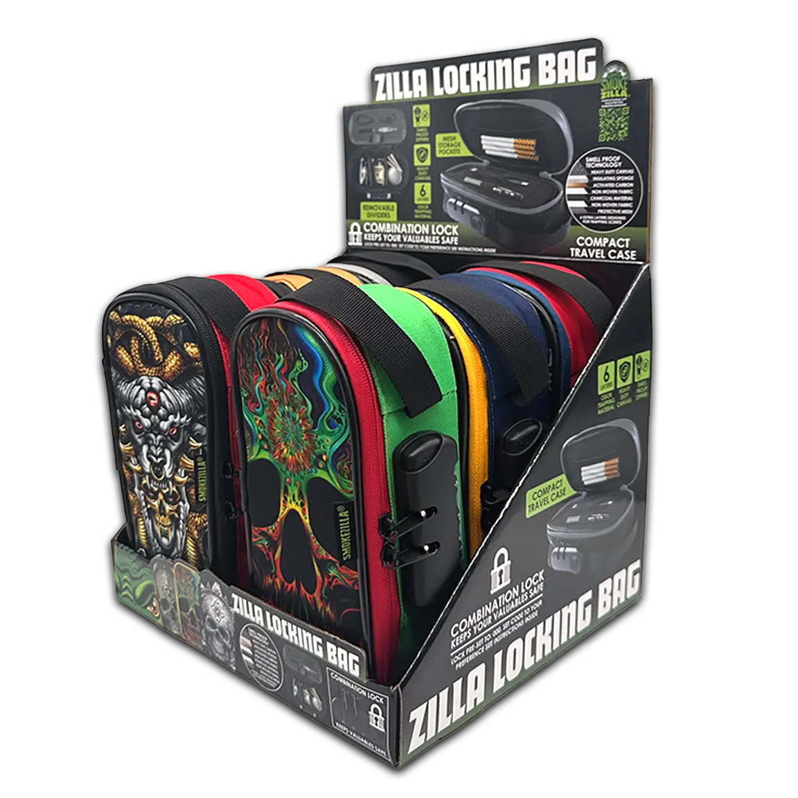 WHOLESALE ZILLA LOCKING BAG 6 PIECES PER DISPLAY 23823 – NOVELTY INC ...