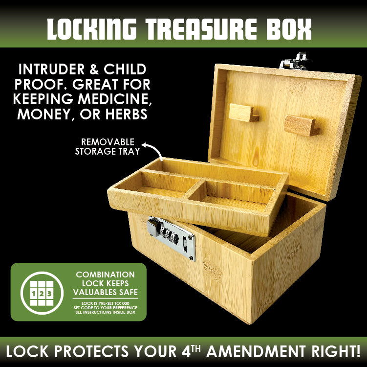 Wooden Treasure Box – Smokezilla Shop
