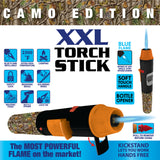 Camo Torch Stick Lighter- 4 Pieces Per Retail Ready Display 40304