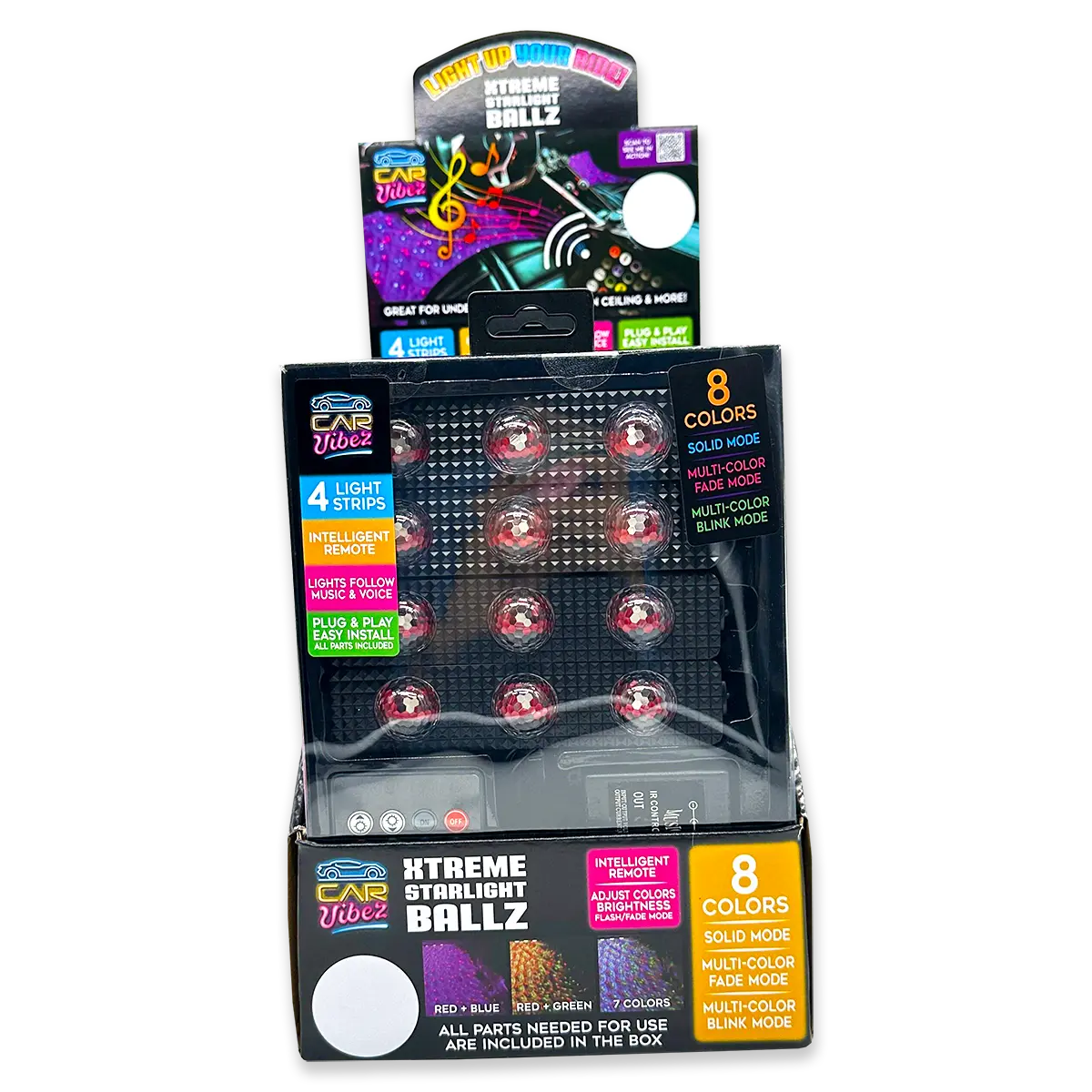 ITEM NUMBER 024114 XTREME STARLIGHT BALLZ 6 PIECES PER DISPLAY