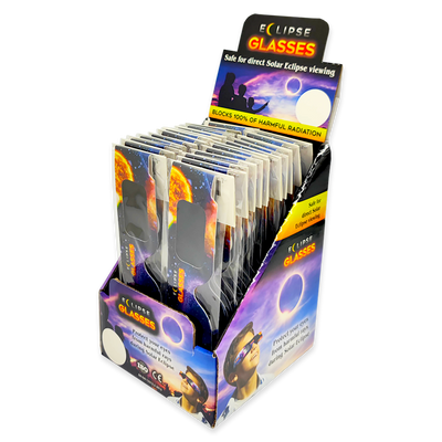 ITEM NUMBER 024204 ECLIPSE GLASSES 24 PIECES PER DISPLAY