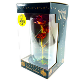 Jumbo Rose Glass Keepsake - 2 Pieces Per Retail Ready Display 24546