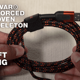 Charging Cable USB 3 in 1 Multi-Head USB-C / Micro USB / Lightning 10FT - 3 Pieces Per Pack 24561 ROUGHNECK