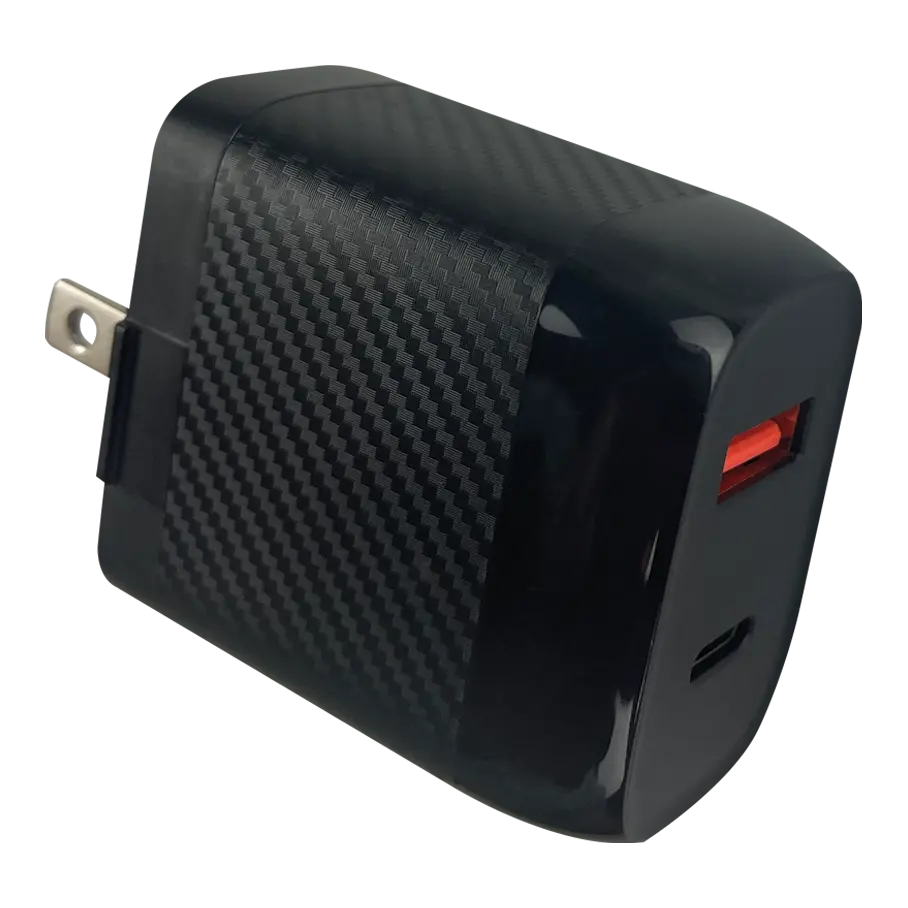 AC Wall Charger Dual USB / USB-C Ports 20 Watts - 3 Pieces Per Pack 24 ...