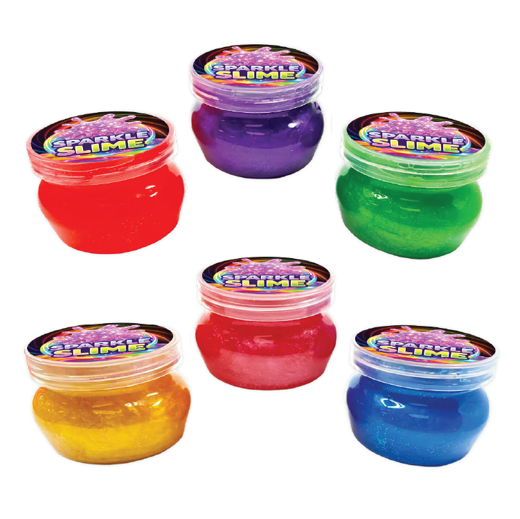 Slime Display Fun Doh Glitter Slime - 6 Pieces Per Retail Ready Display 26722 ...