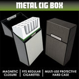 Metal Cigarette Box- 8 Pieces Per Retail Ready Display 25061