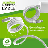 Charging Cable Magnetic Cloth Assortment- 6 Pieces Per Retail Ready Display 25070