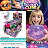 Fun Doh Cubo Mágico Blando para Apretar de Liberación Lenta - 12 Piezas por Exhibidor Listo para Venta al por Menor 25082