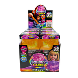Fun Doh Cubo Mágico Blando para Apretar de Liberación Lenta - 12 Piezas por Exhibidor Listo para Venta al por Menor 25082