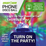 Mood Light USB-C Phone Disco Ball - 6 Pieces Per Retail Ready Display 25131